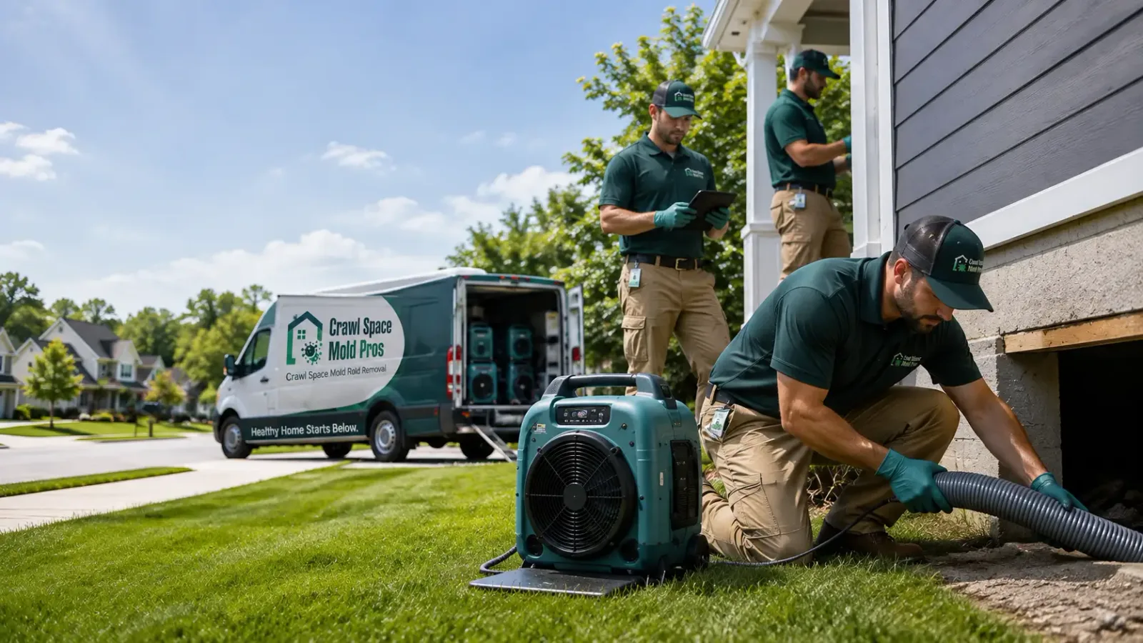 Crawl Space Mold Removal in Susan, VA